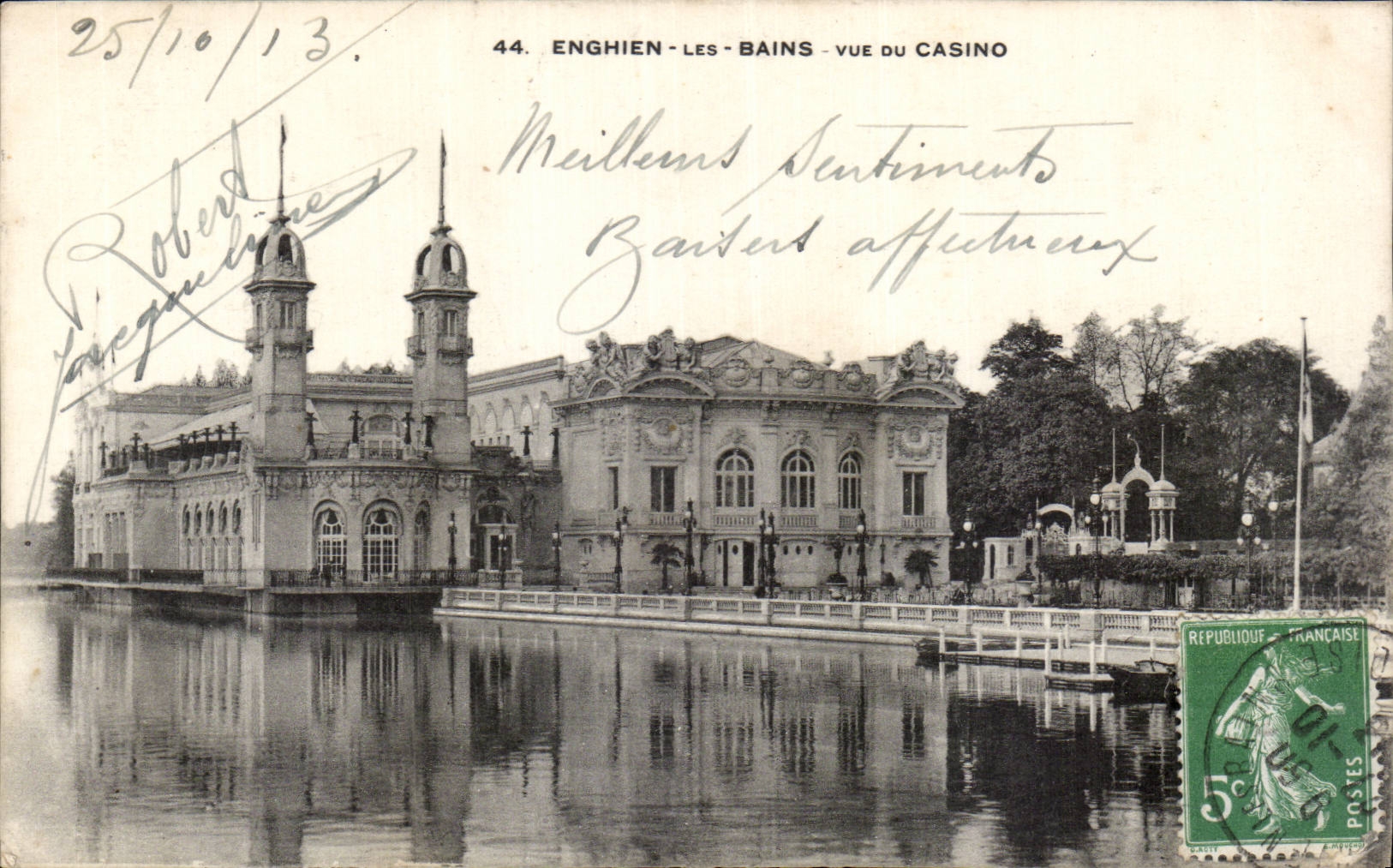 CPA Enghien les Bains Seen of the casino