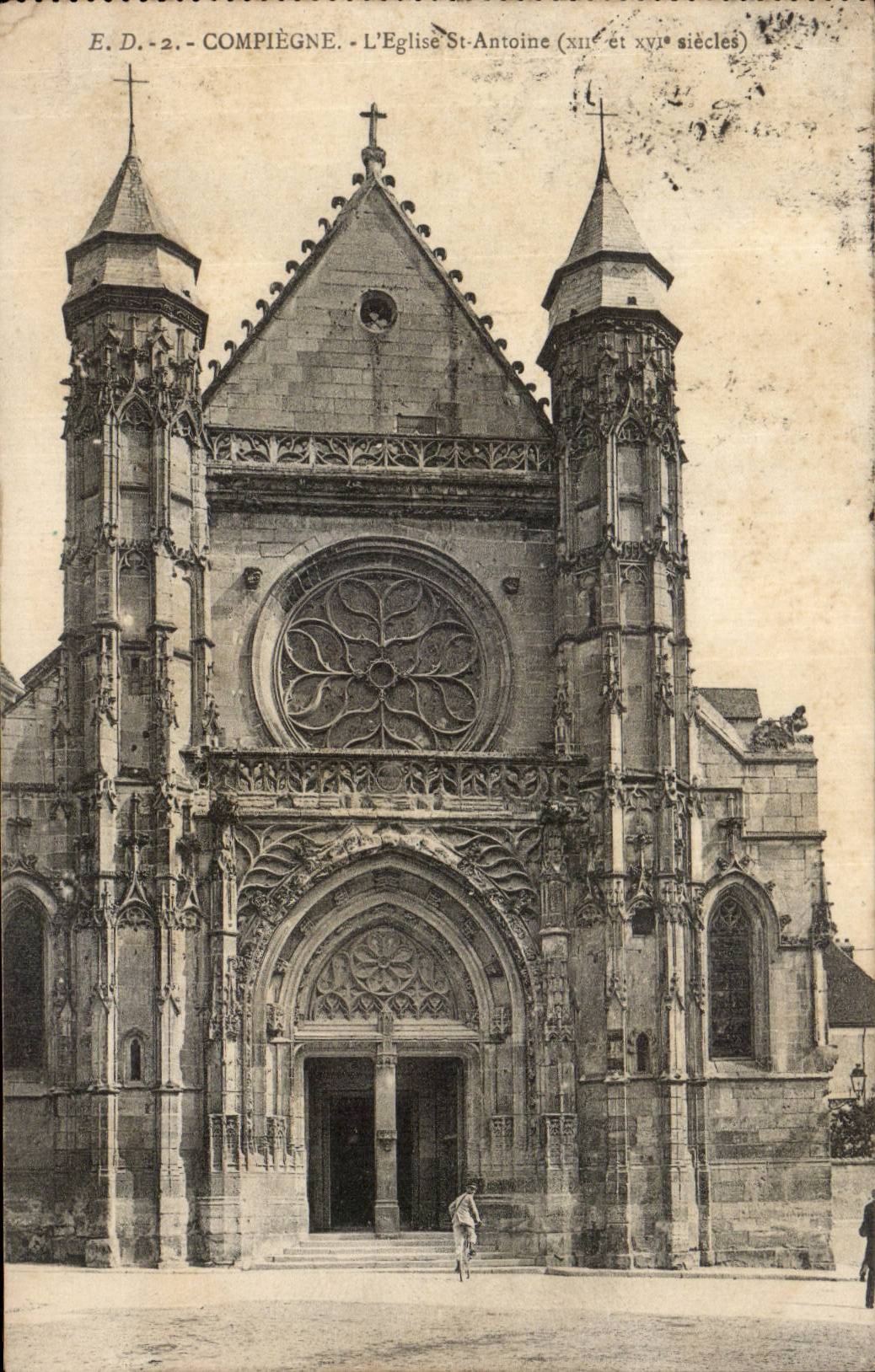 St Antonio de la iglesia de CPA Compiegne