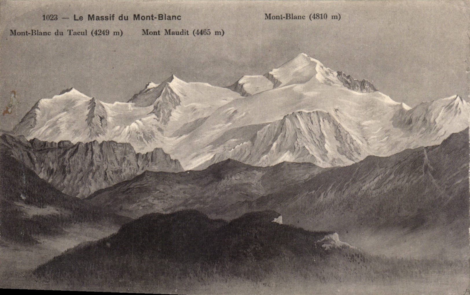 CPA Mountain of the Mount Blanc
