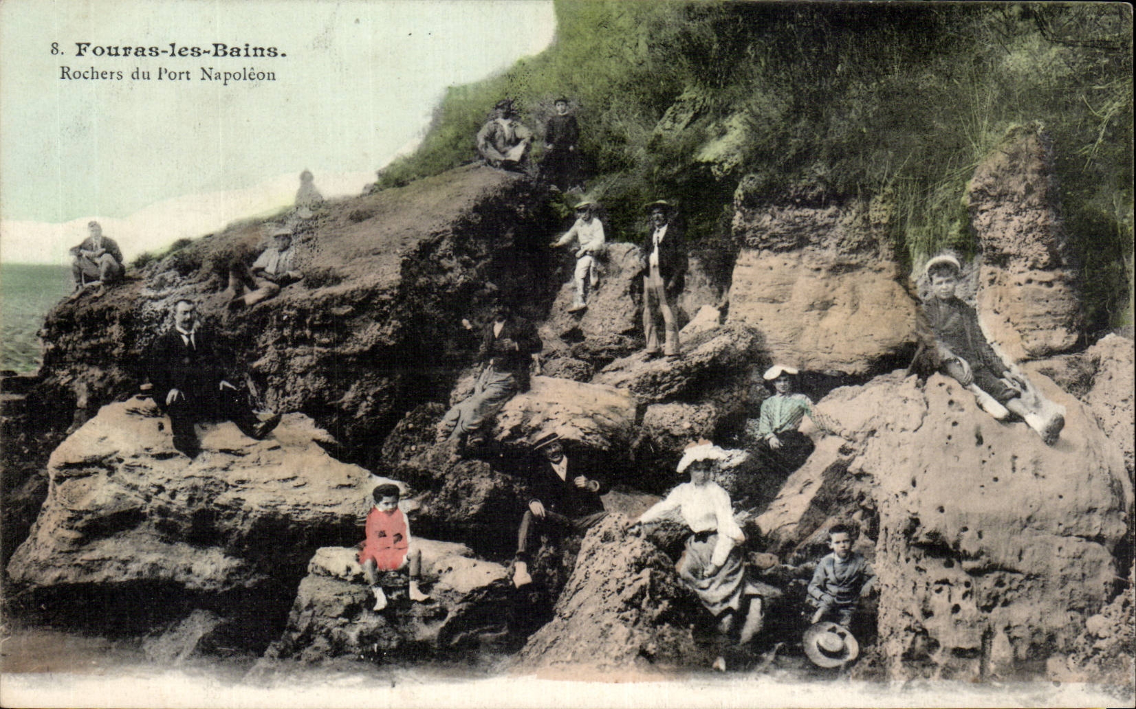 CPA Fouras les Bains Rocks of the Napoleon port