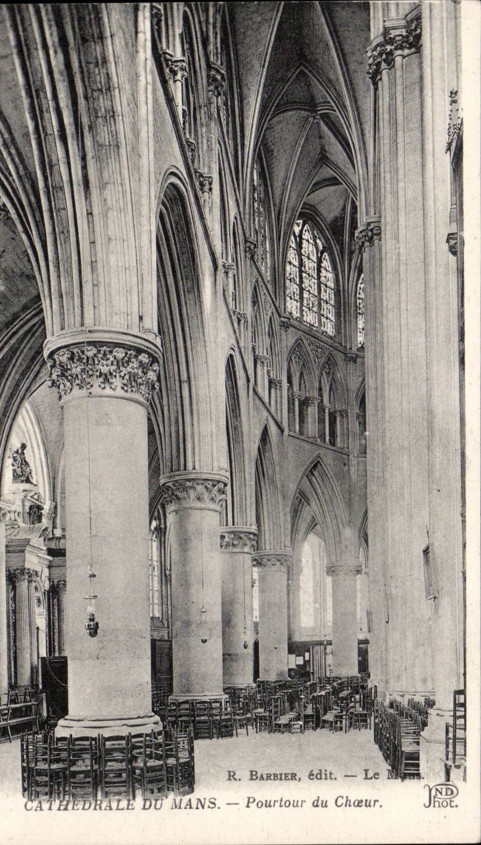 CPA Cathedral of Mans Portour of the chorus