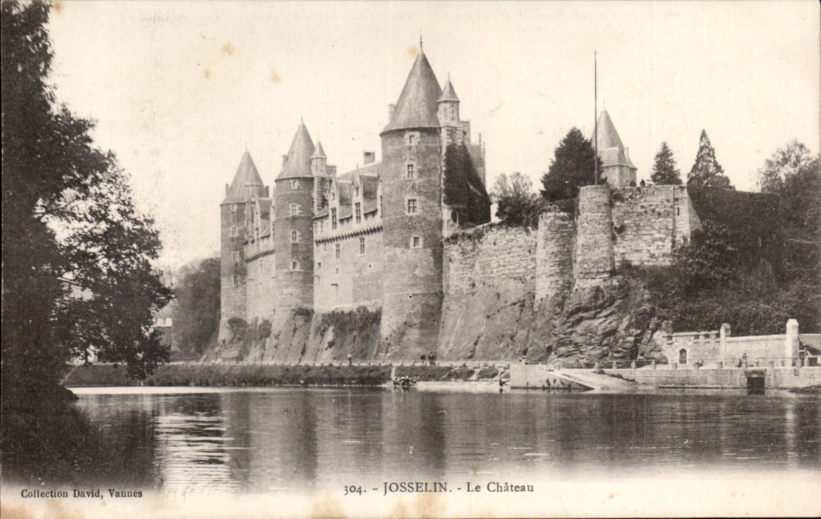 CPA Josselin Le chateau