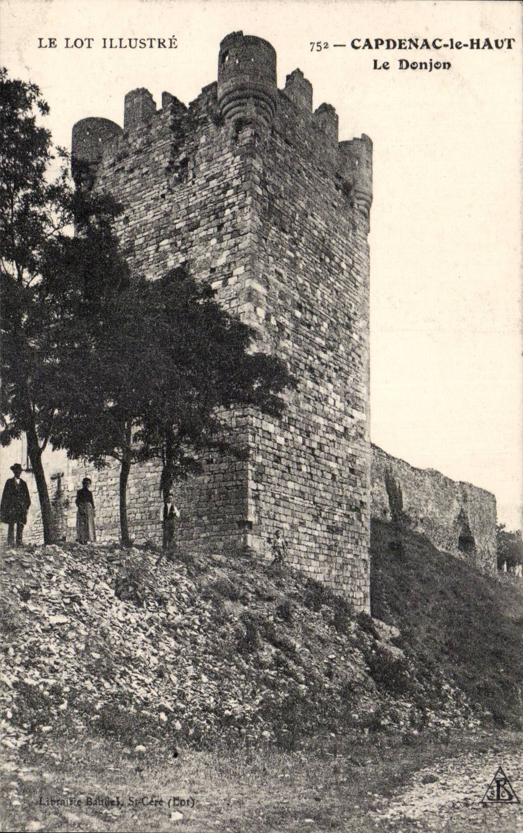 CPA Capdenac le Haut Le donjon 