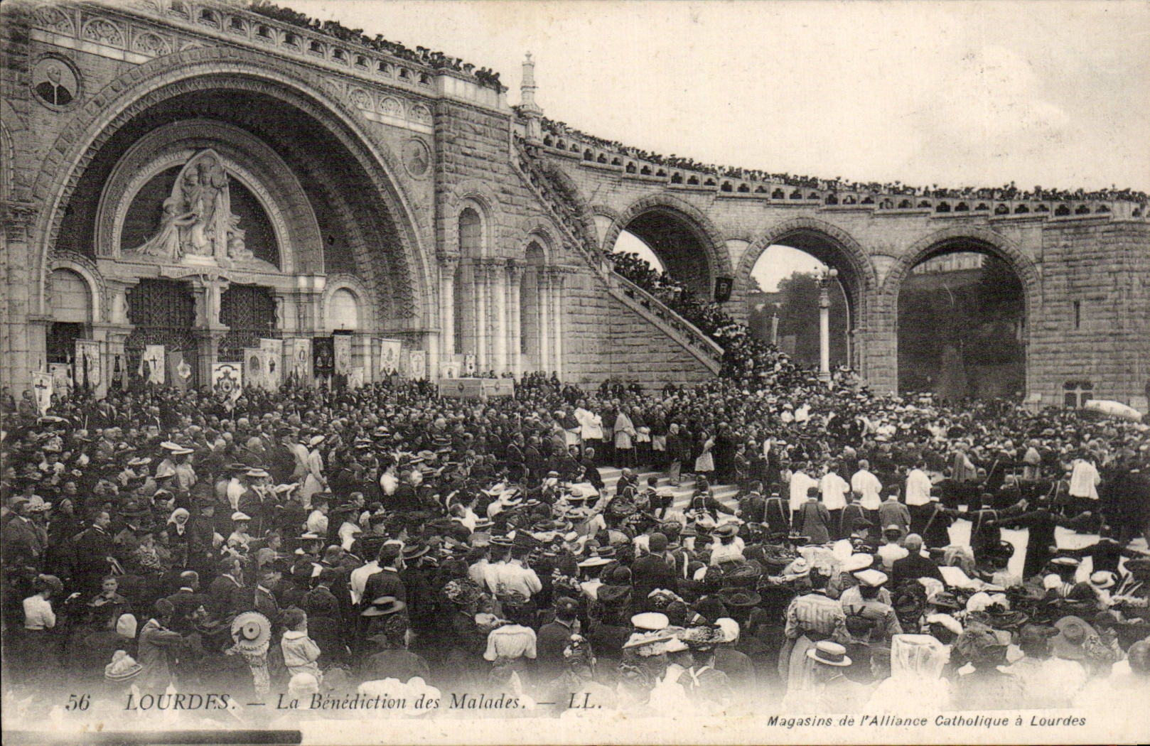 CPA Lourdes the blessing of the patients