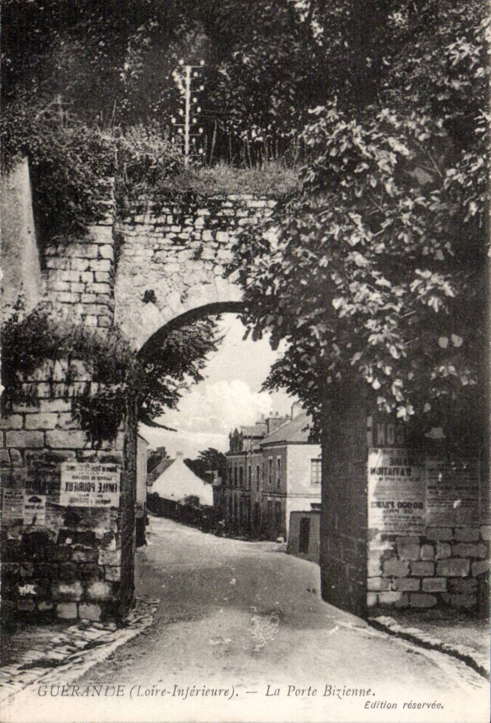 CPA Guerande la puerta de Bizienne