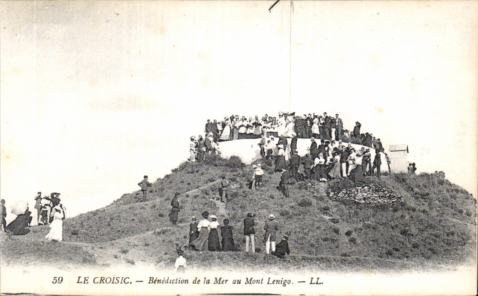 CPA Croisic Blessing of the sea to the Lenigo Mount