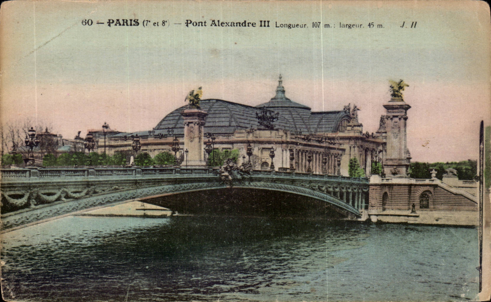 CPA Paris Bridge Alexandre III