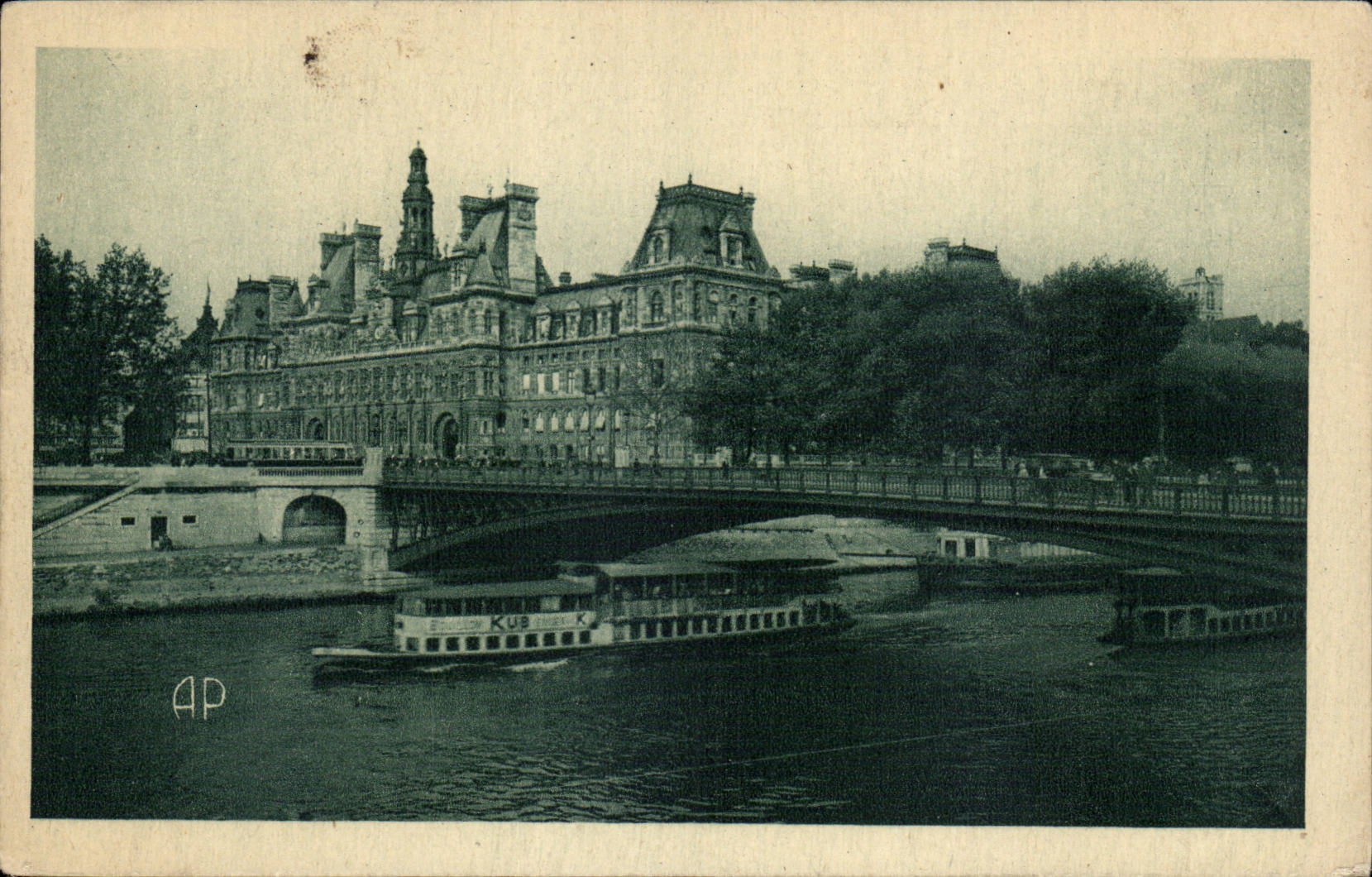 CPA Paris Hotel de la ville et la Seine 