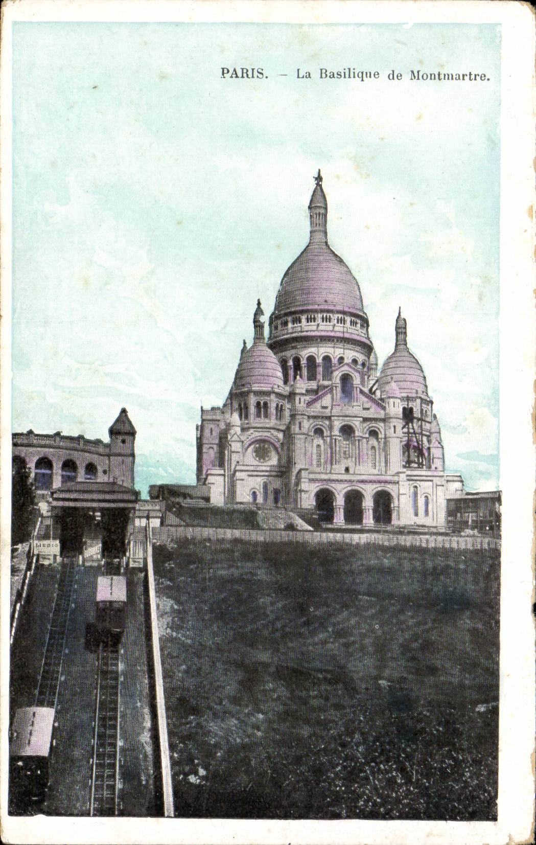 CPA Paris Basilique de Montmartre