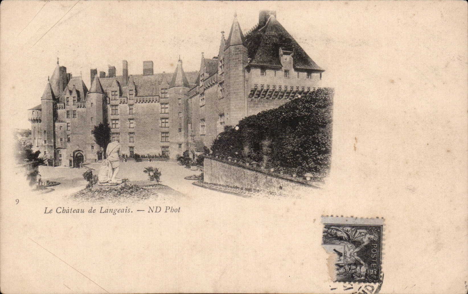 CPA Langeais Le chateau