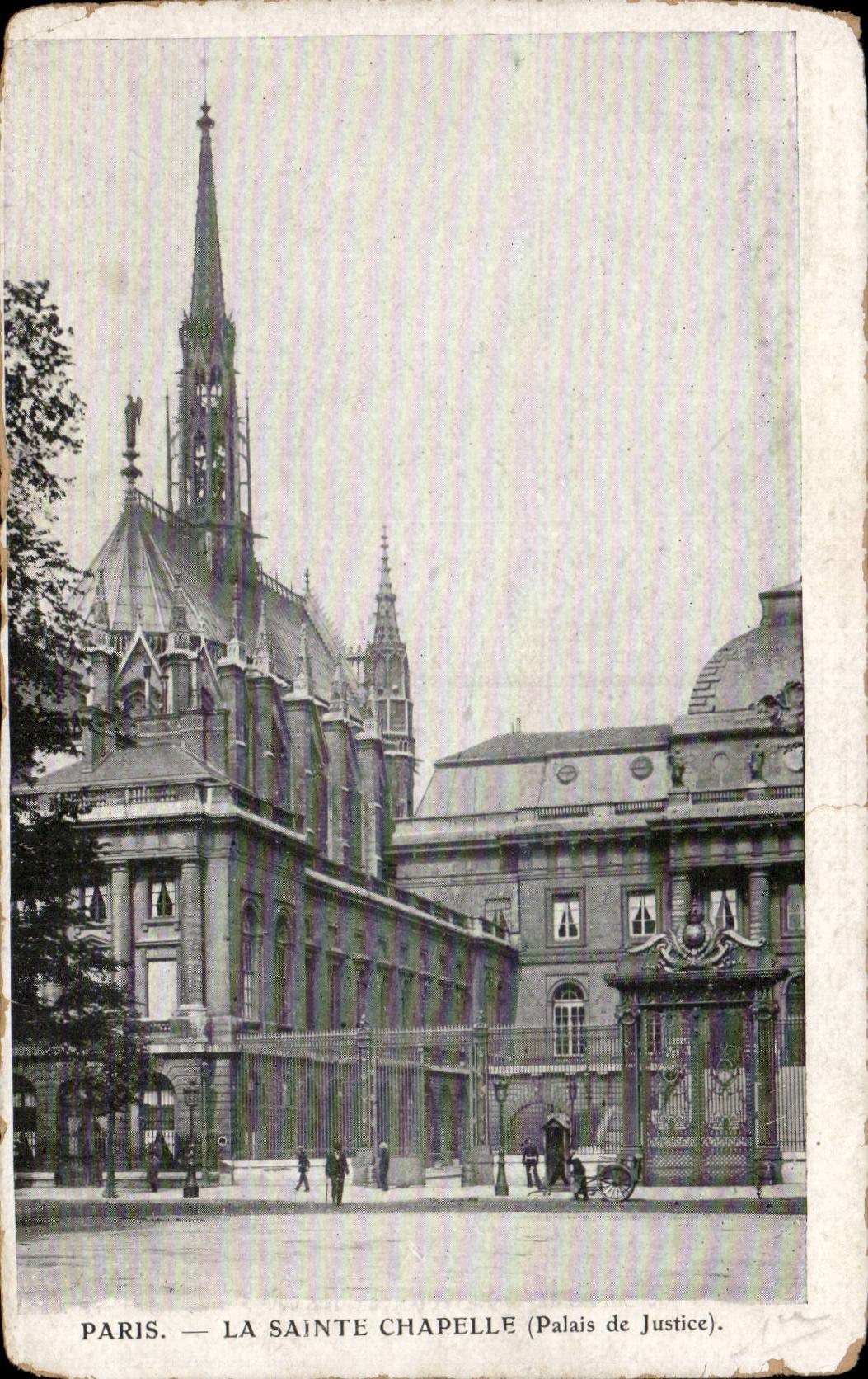 CPA Paris La Sainte Chapelle (palais de justice)