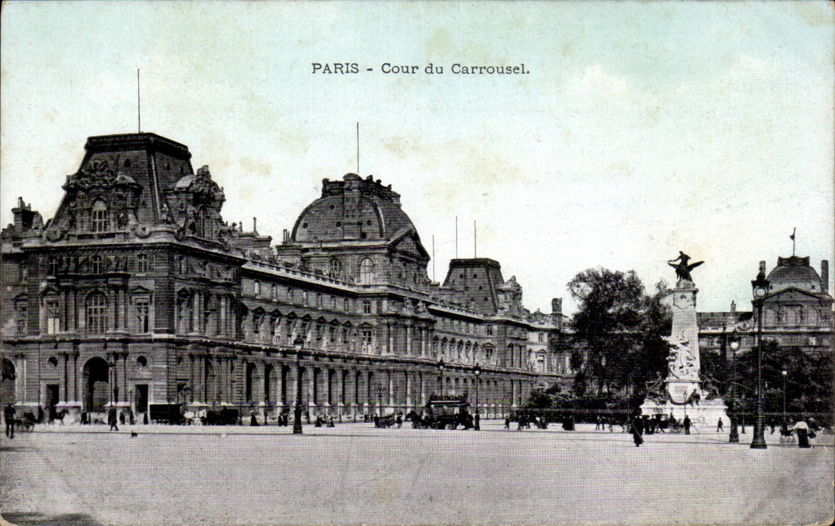 CPA Paris Cour du Carrousel