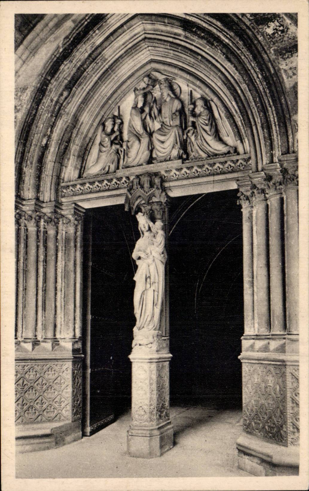 CPA Paris Sainte Chapelle Portail de la chapelle basse