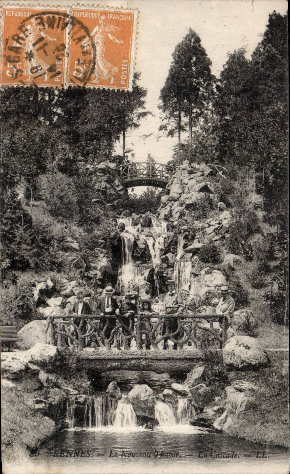 CPA Rennes Le nouveau Thabor La cascade