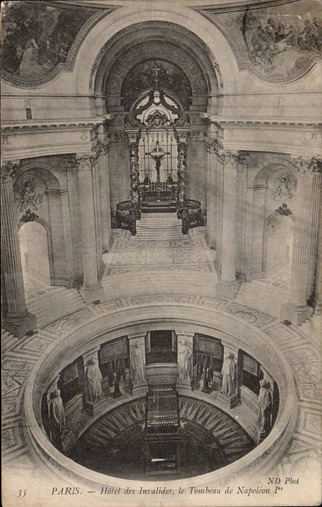 CPA Paris Hotel of Invalides the tomb of Napoleon 1st