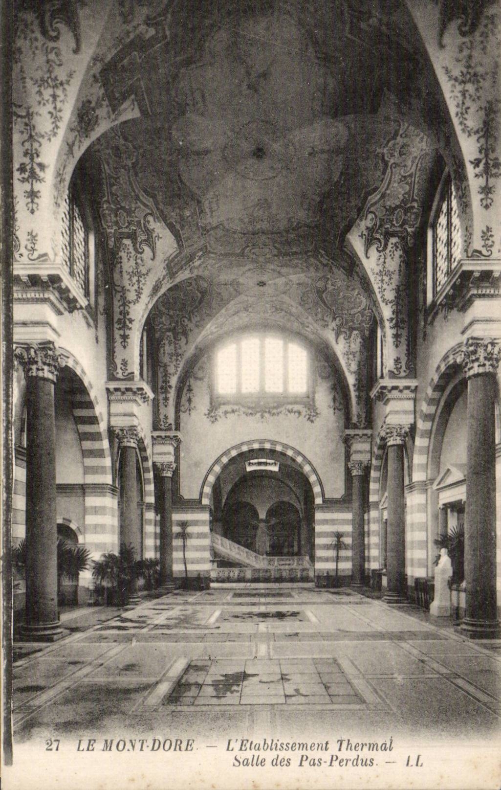 CPA the Mount Gilds hydropathic establishment Salle of the lost steps