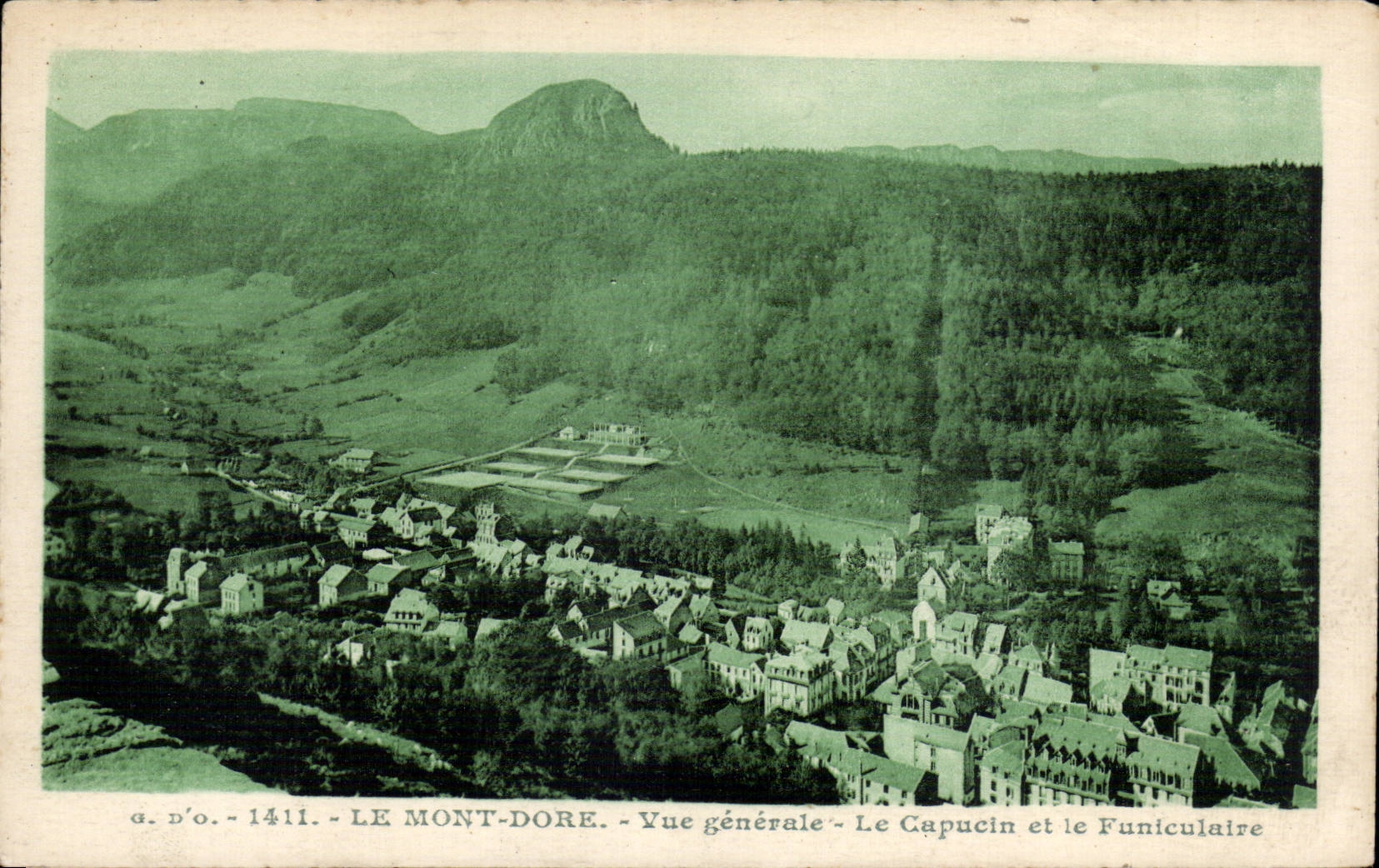 CPA the Mount View Gilds the capuchin and the funicular