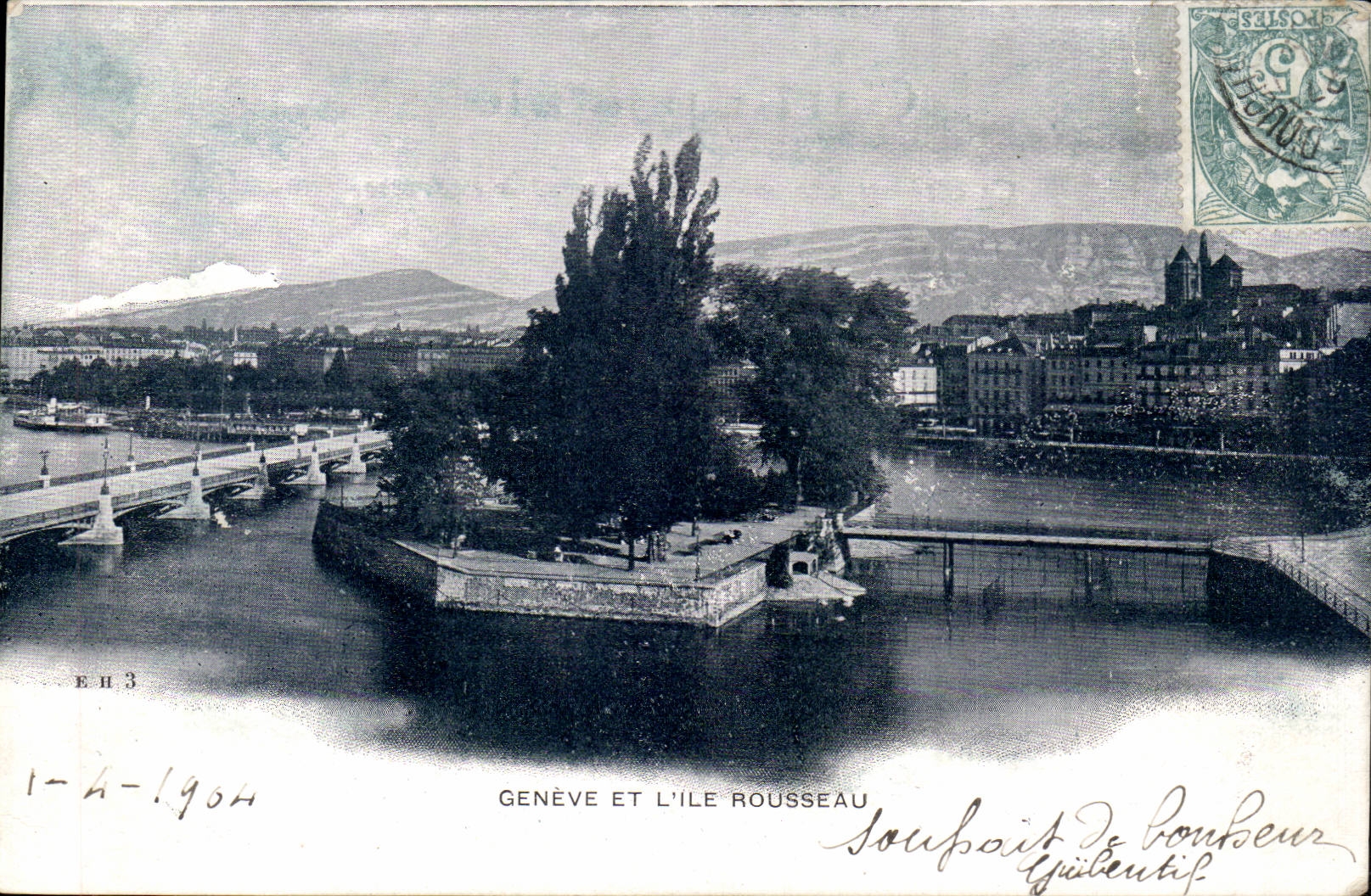 Swiss CPA Geneva and island Rousseau