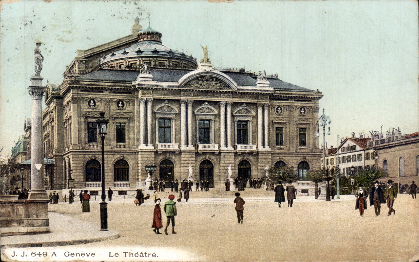 Swiss CPA Geneva the theater