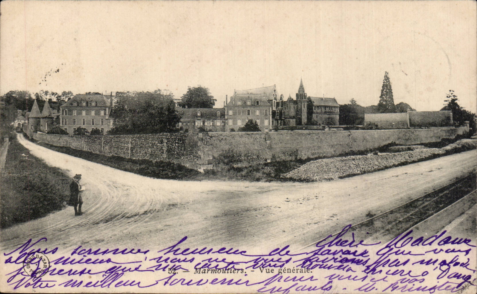 CPA Marmoutier pres Tours Vue generale