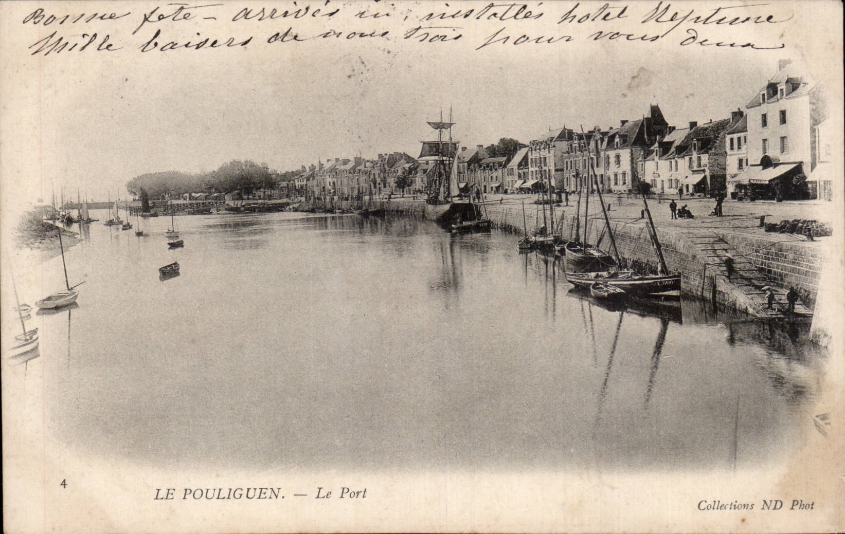 CPA Pouliguen the port