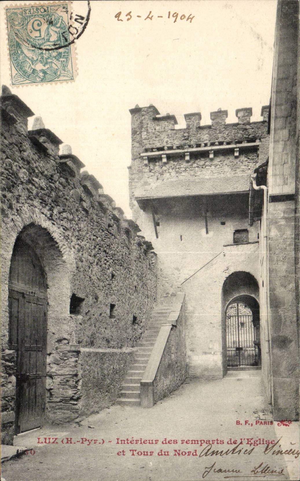 CPA Interior Luz of the walls of church and turn of North