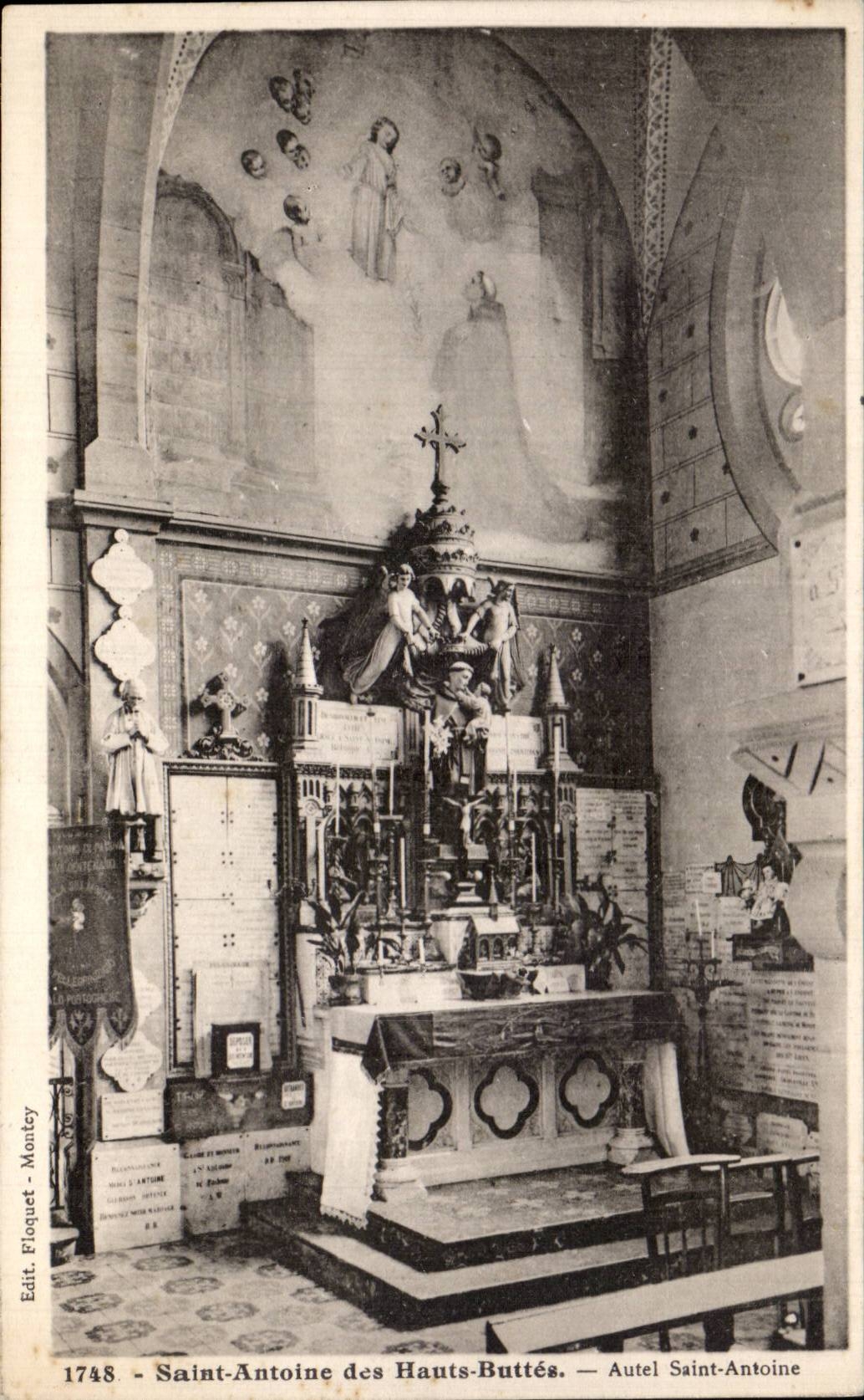 CPA Saint Antoine of High the Hillocks Furnace bridge Saint Antoine