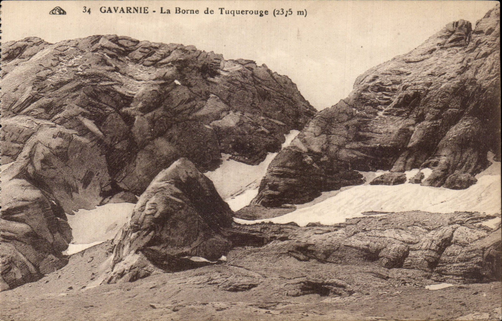 CPA Gavarnie the terminal of Tuquerouge