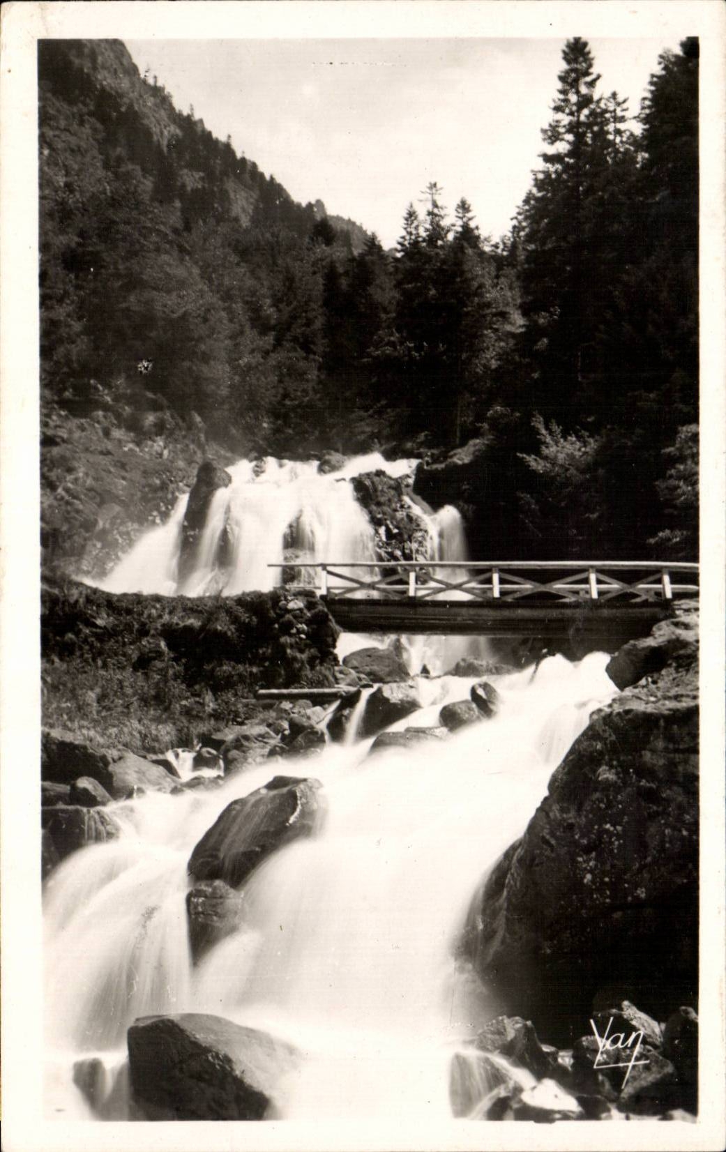 CPSM Cauterets Cascades of Lutour