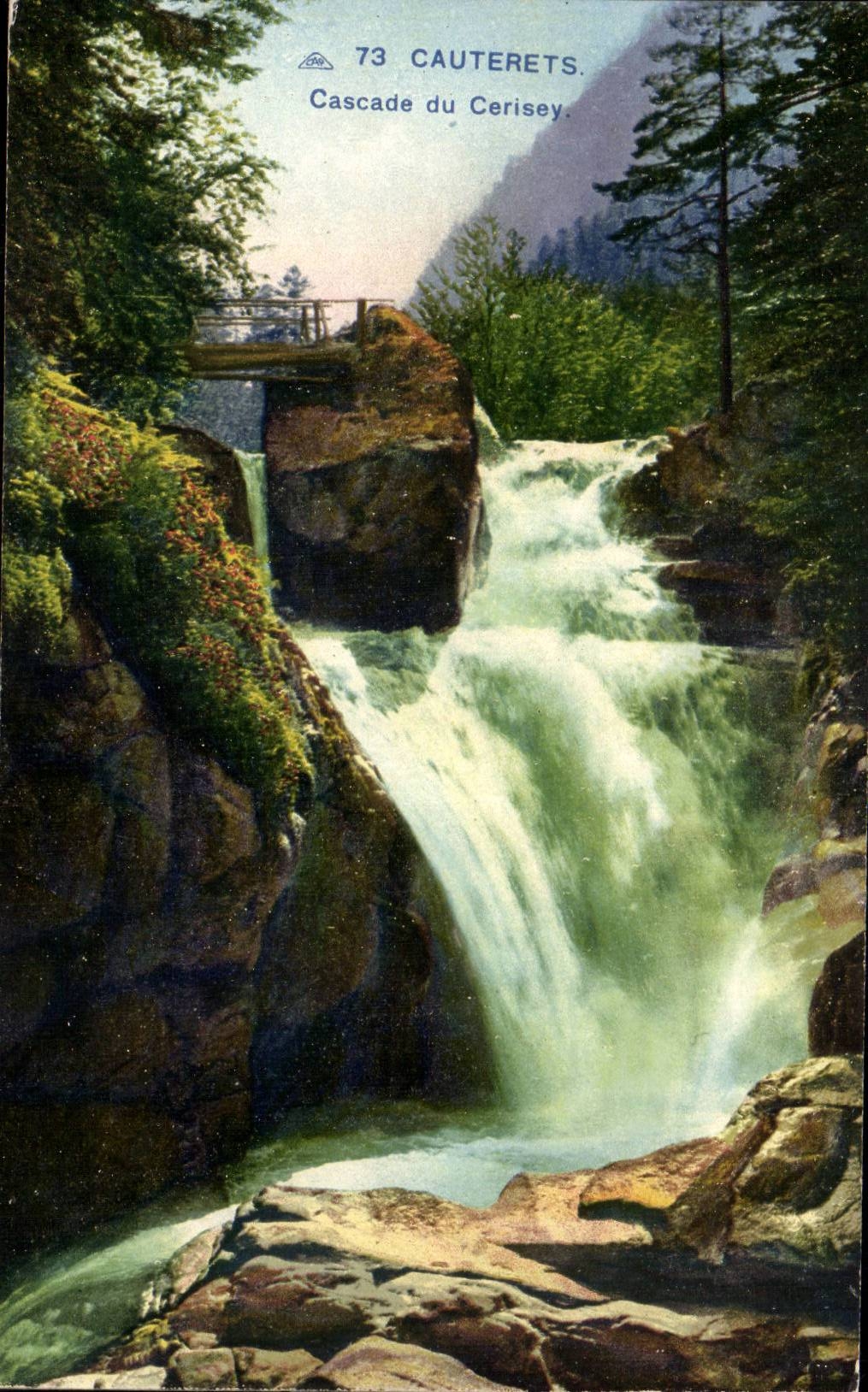 CPA Cauterets Cascades of Cerisey