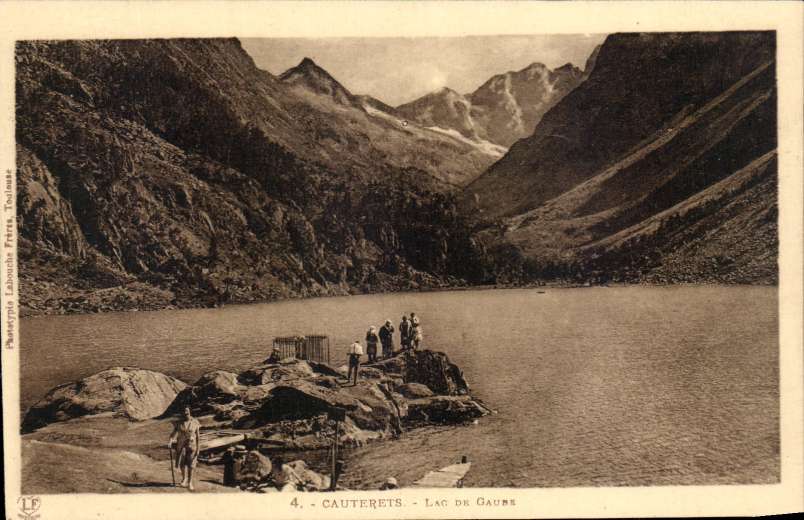 CPA Cauterets Lake Gaube