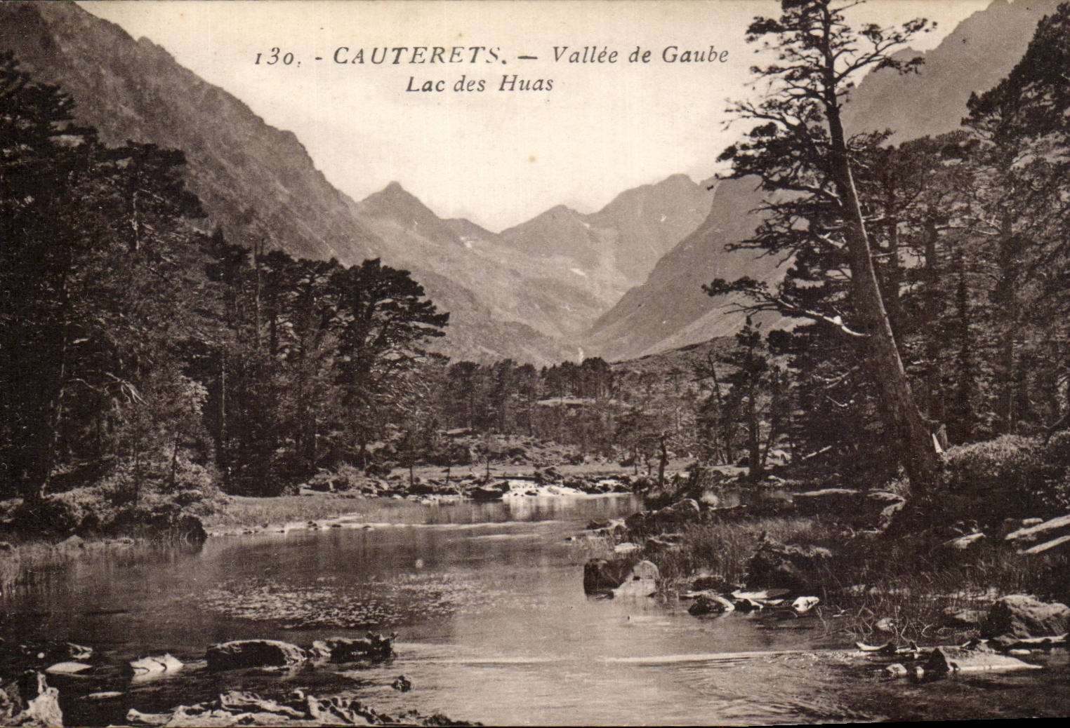 CPA Cauterets Vallee of Gaube Lac of Hooted