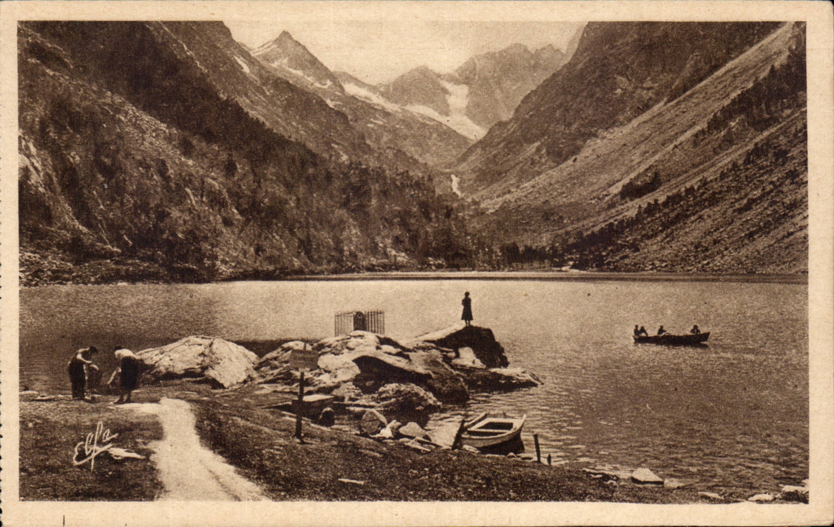 CPA Cauterets Valley of Gaube