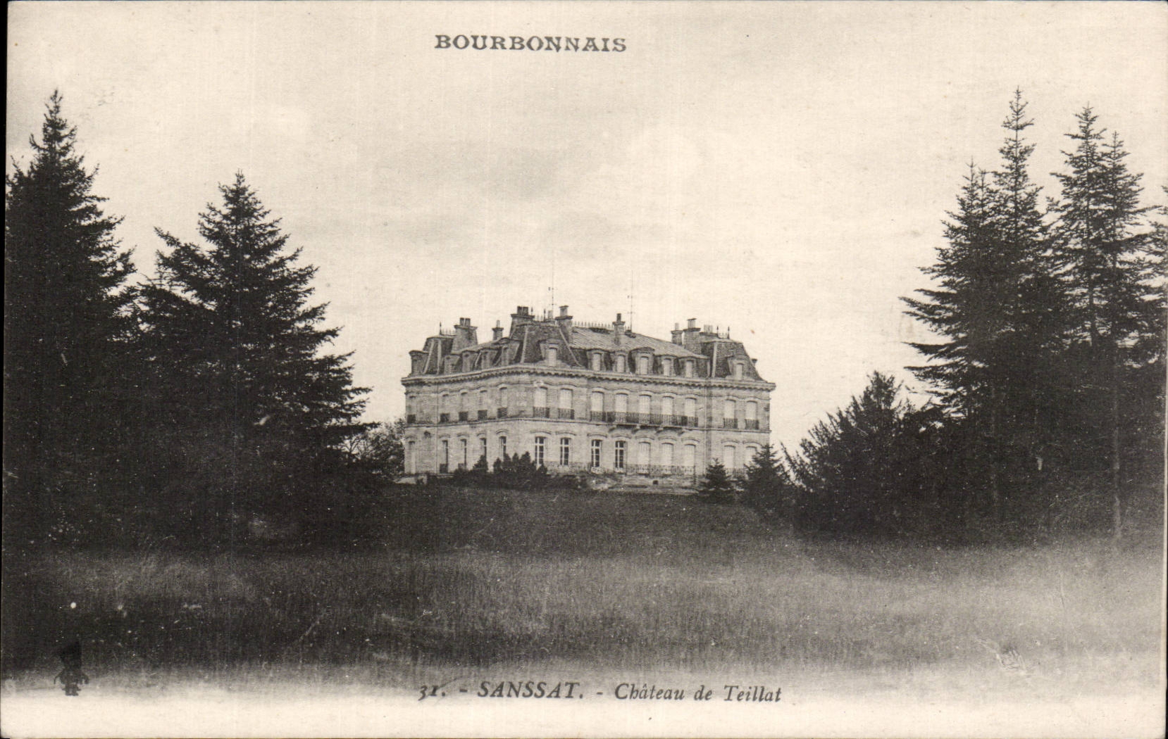 CPA Sanssat Castle of Teillat