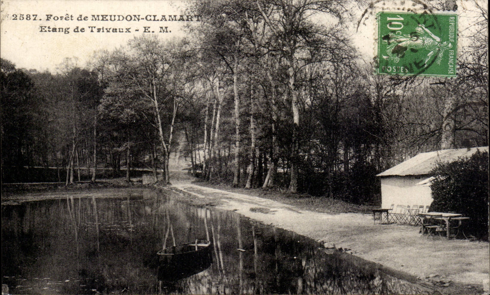 CPA Foret de Meudon Clamart Etang de Trivaux