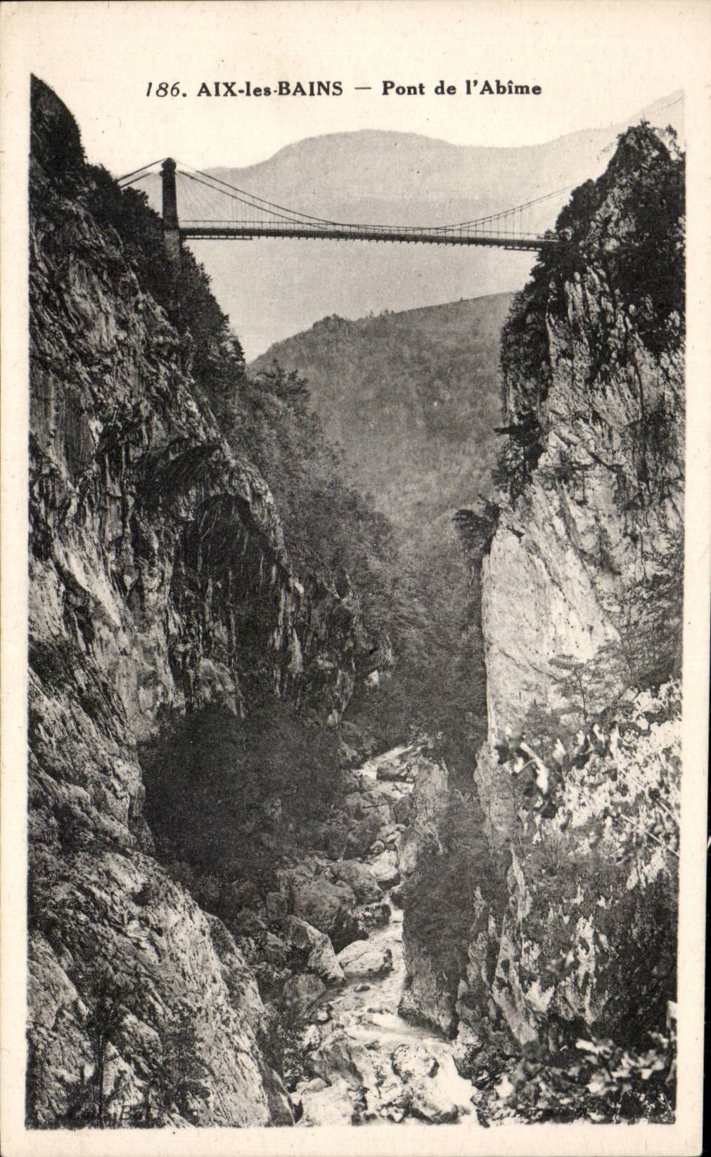 CPA Aix les Bains Pont of damages