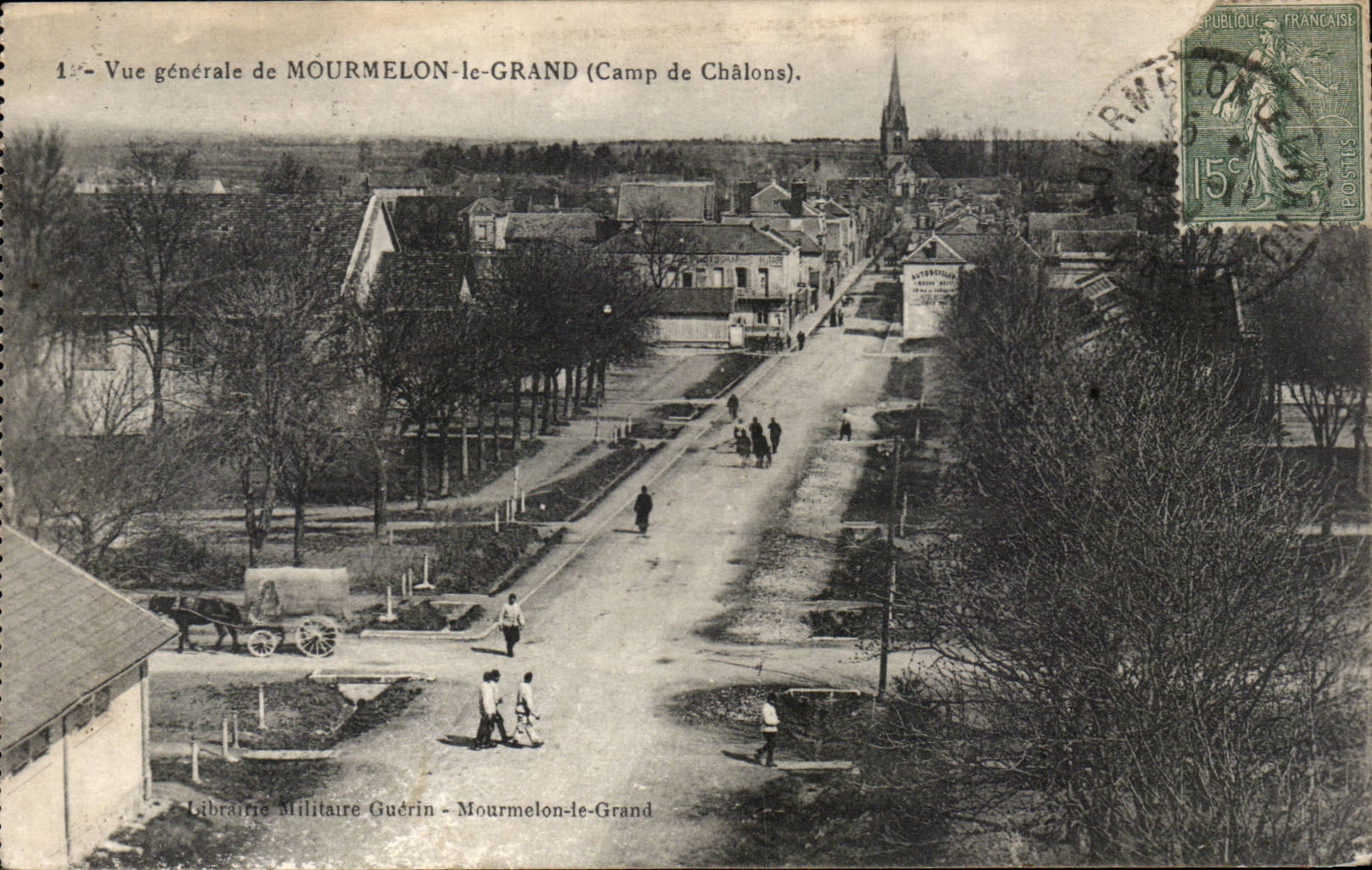 CPA View of Mourmelon the Large one (camp of Trawl-nets)