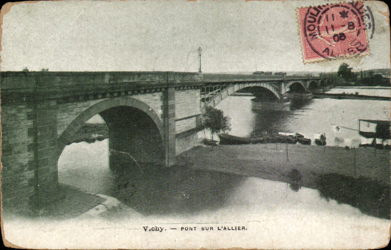 CPA Vichy Pont sur l Allier