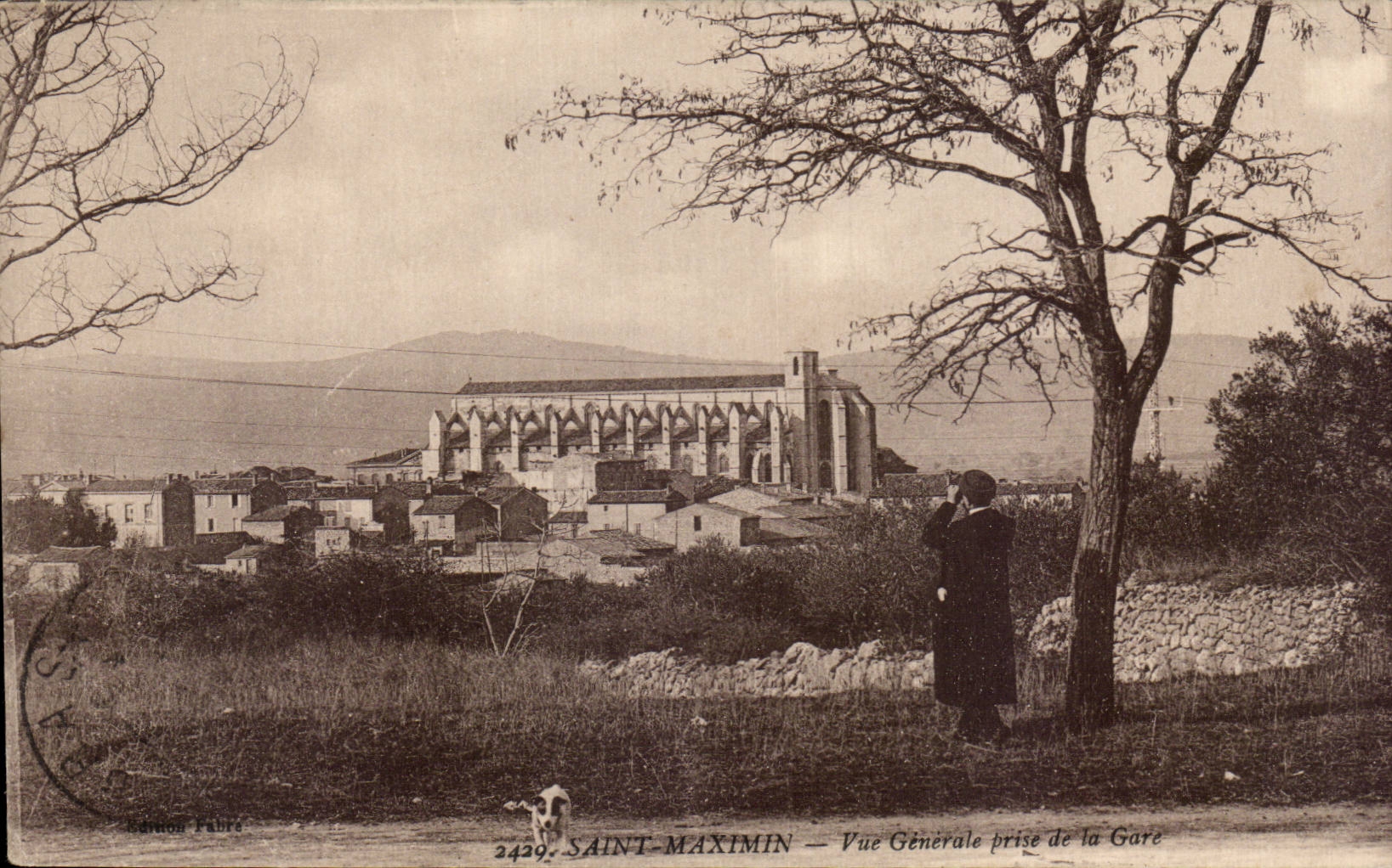 CPA Saint Maximin View taken of the station