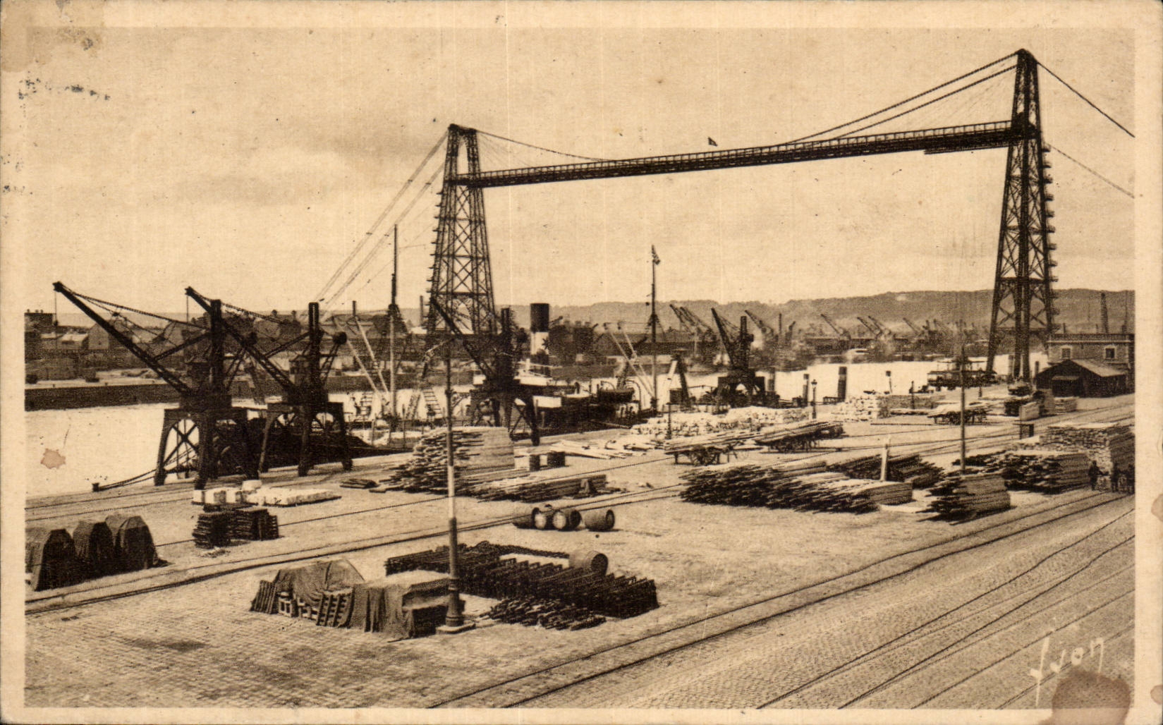 CPA Rouen Transporter bridge