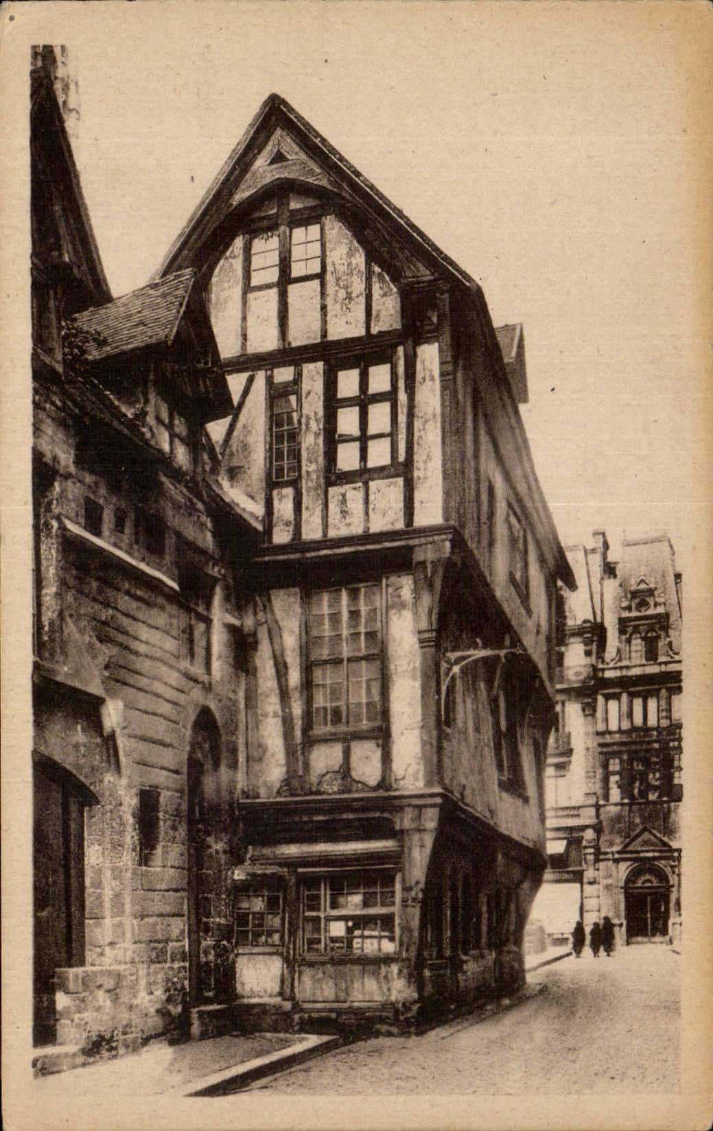 CPA Rouen House of the 15th Street Saint Romain