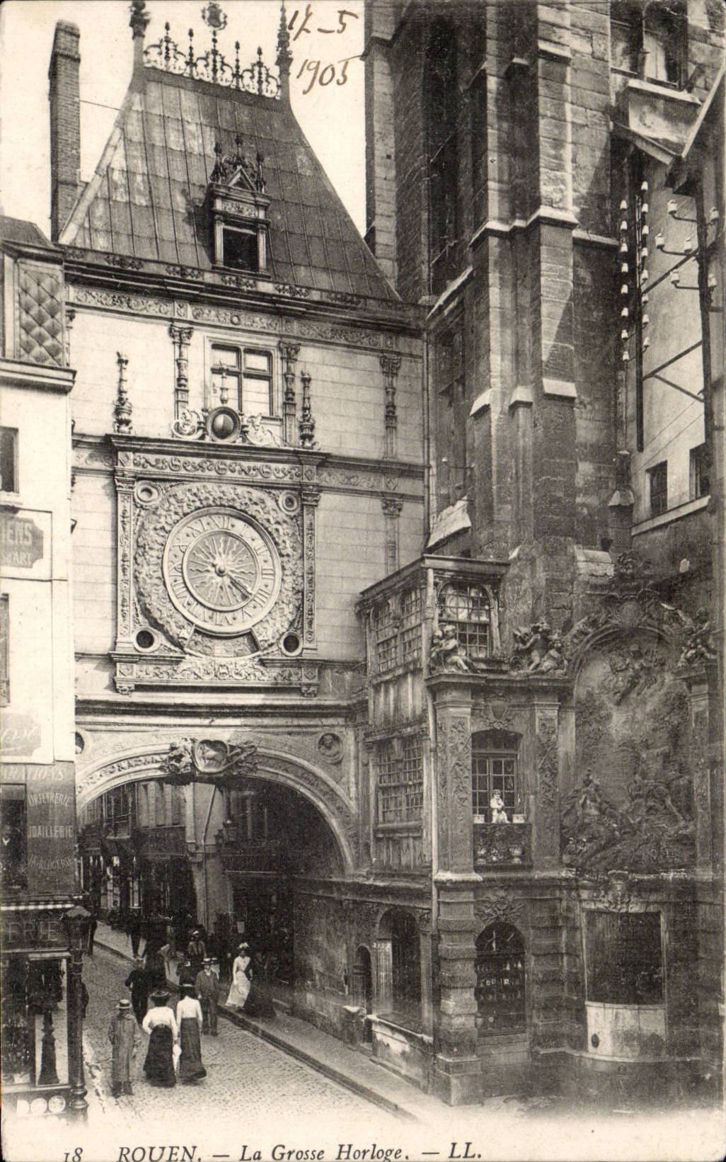 Rouen - the Large Clock - CPA -