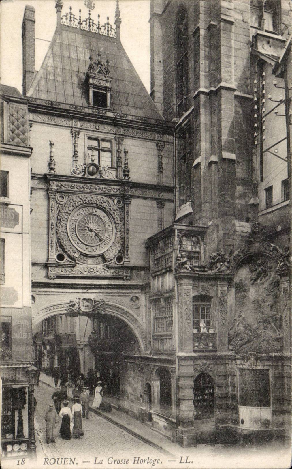 Rouen - the Large Clock - CPA -