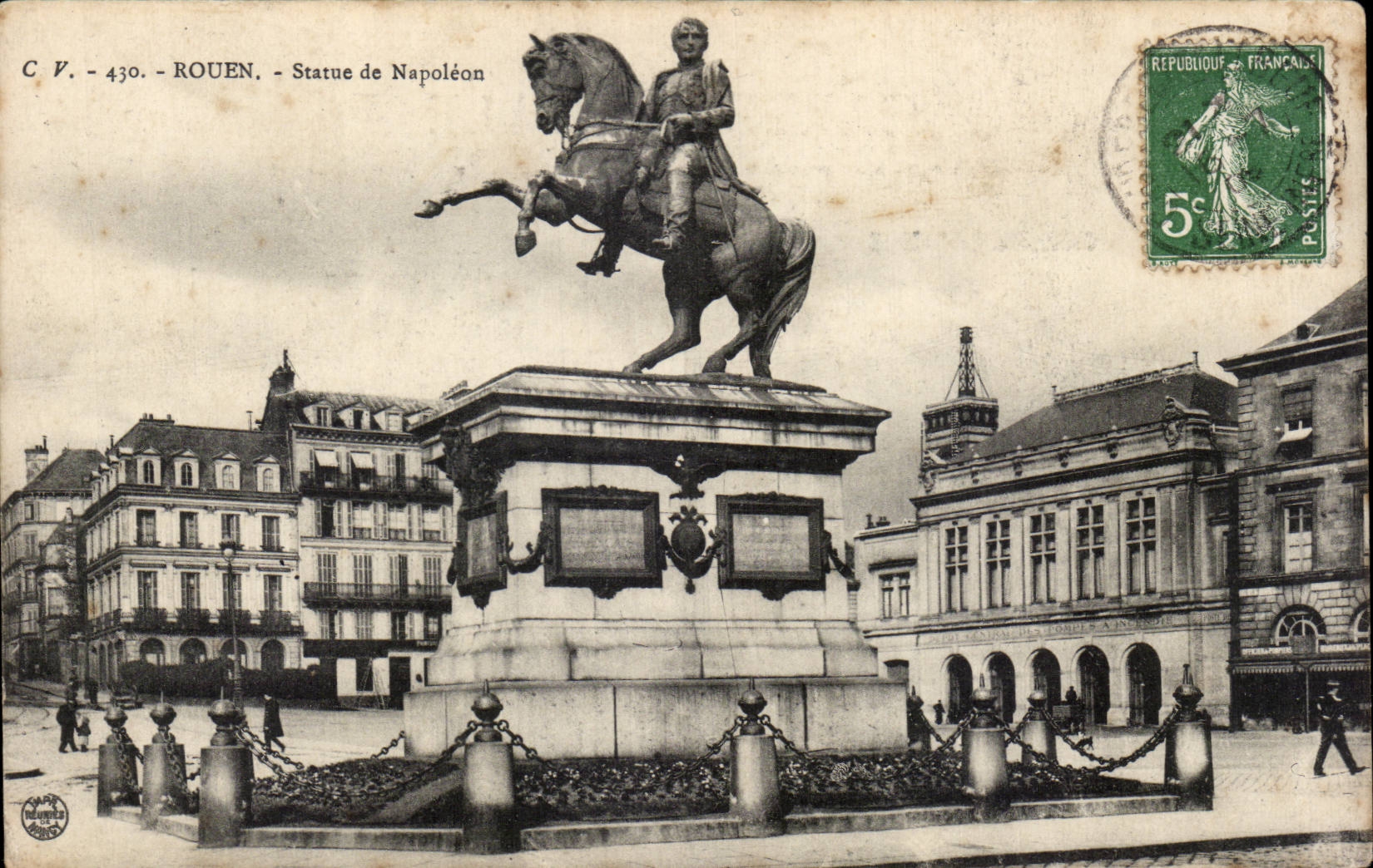 Rouen - Statue of Napoleon - CPA -