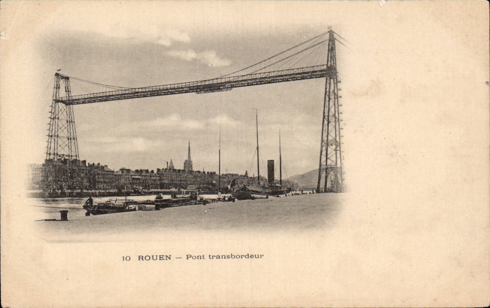 Rouen - Transporter bridge - CPA