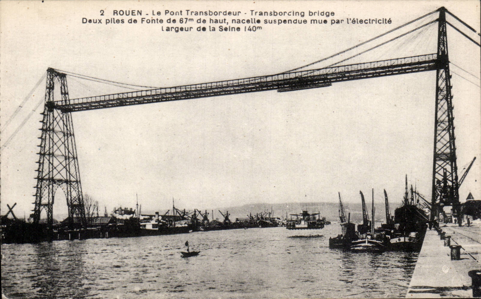 Rouen - the Transporter bridge - CPA