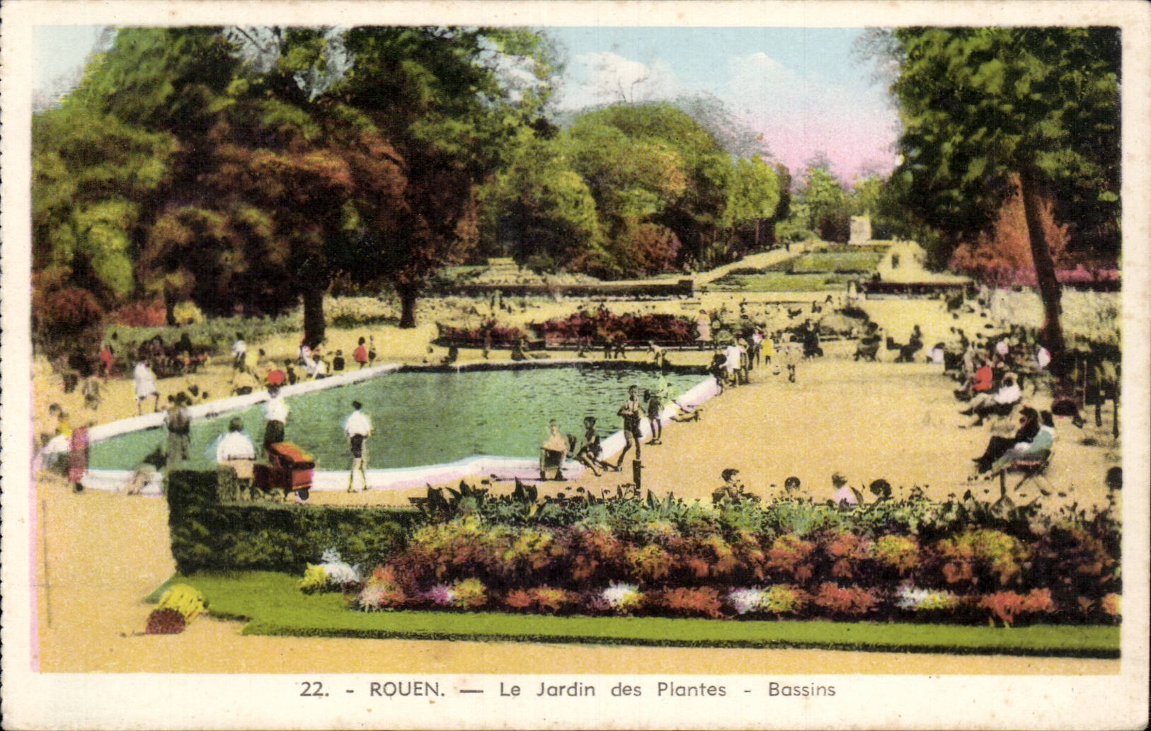 Rouen - the Botanical garden - CPA