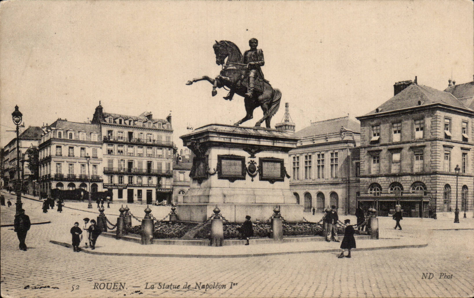 Rouen - Statue of Napoleon I - CPA