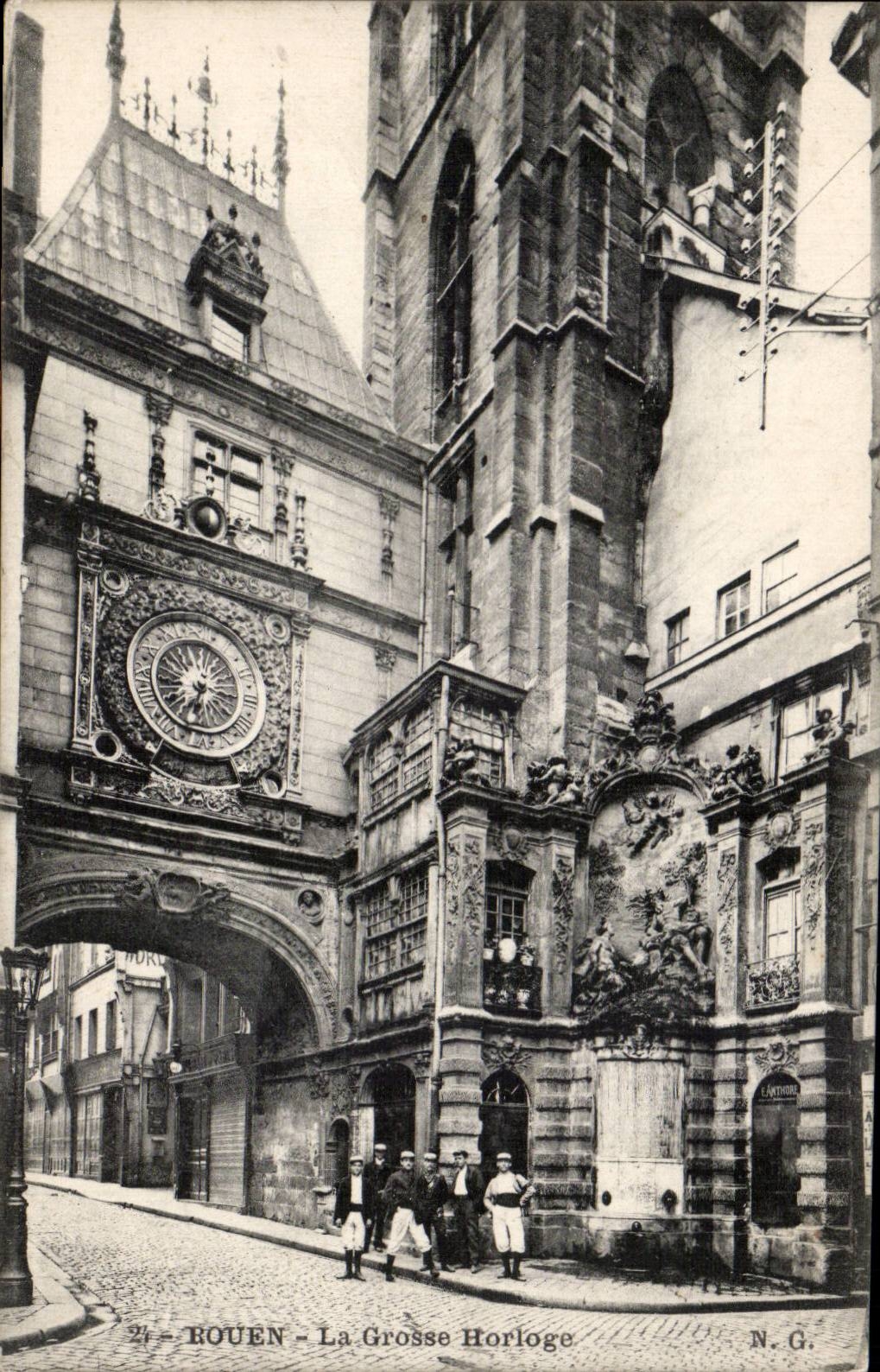 Rouen - the Large Clock - CPA