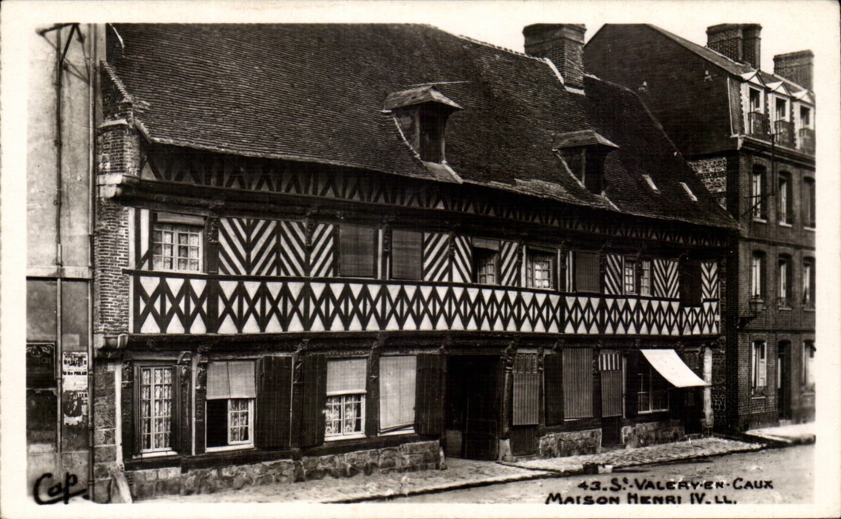 Saint Valery in Caux - House Henri IV - CPA